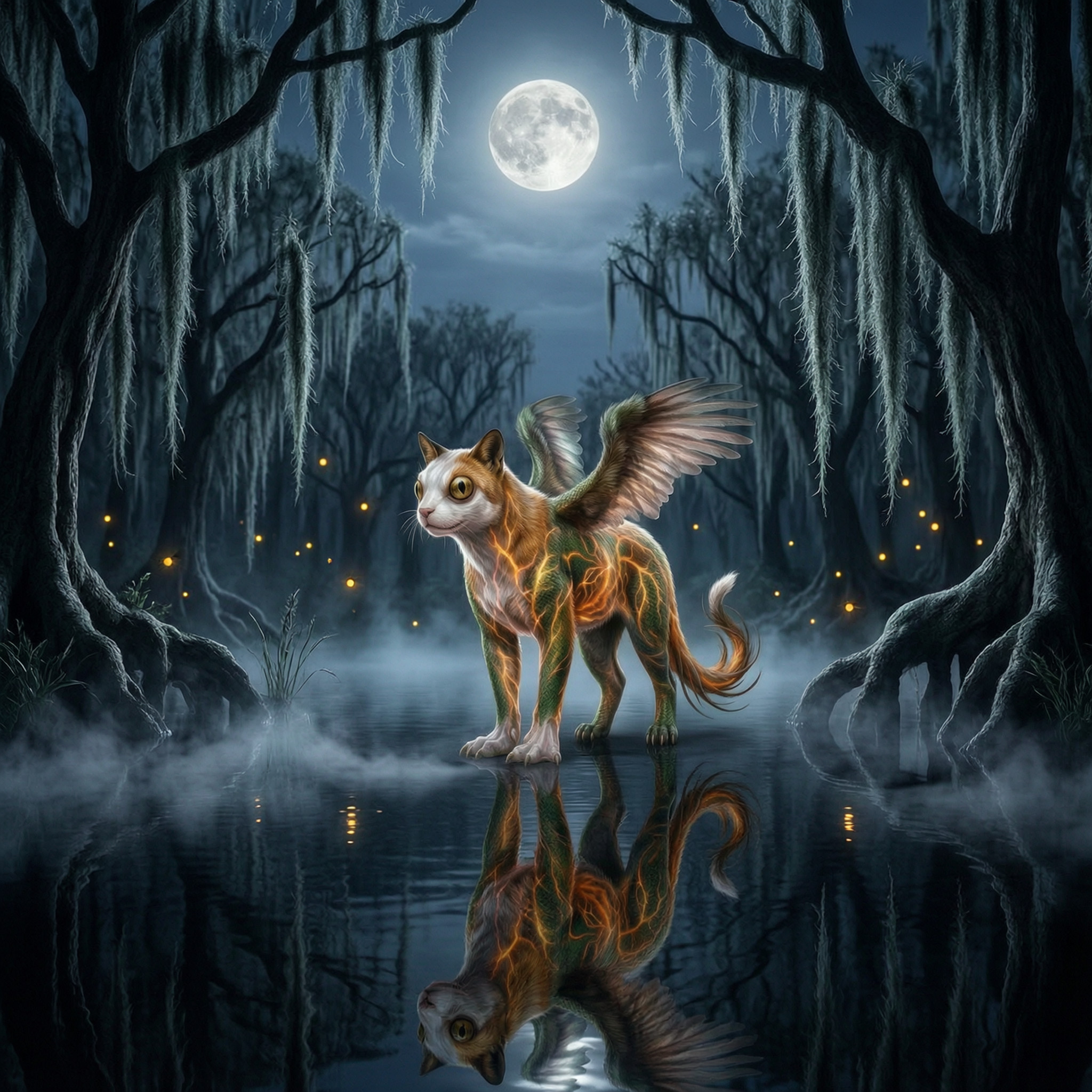 Hybrid #356 — Moonlit Swamp