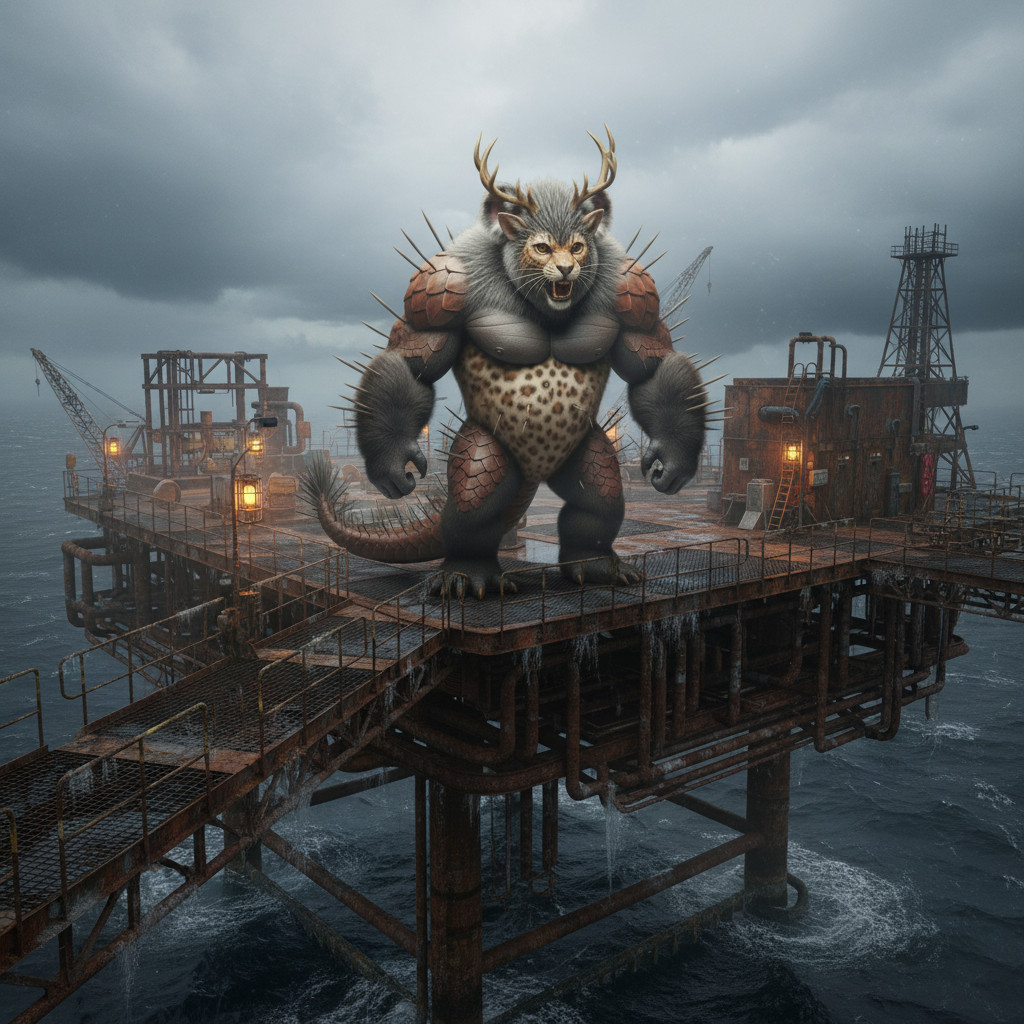 Hybrid #173 — Abandoned Oil Rig