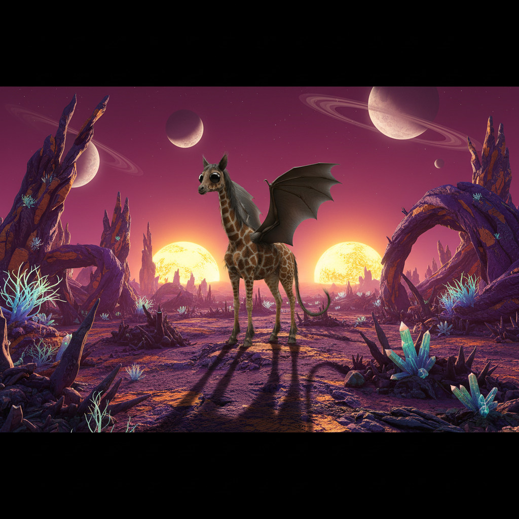 Giraffe Bat Horse — Alien Planet