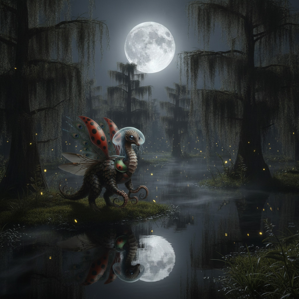 Hybrid #111 — Moonlit Swamp