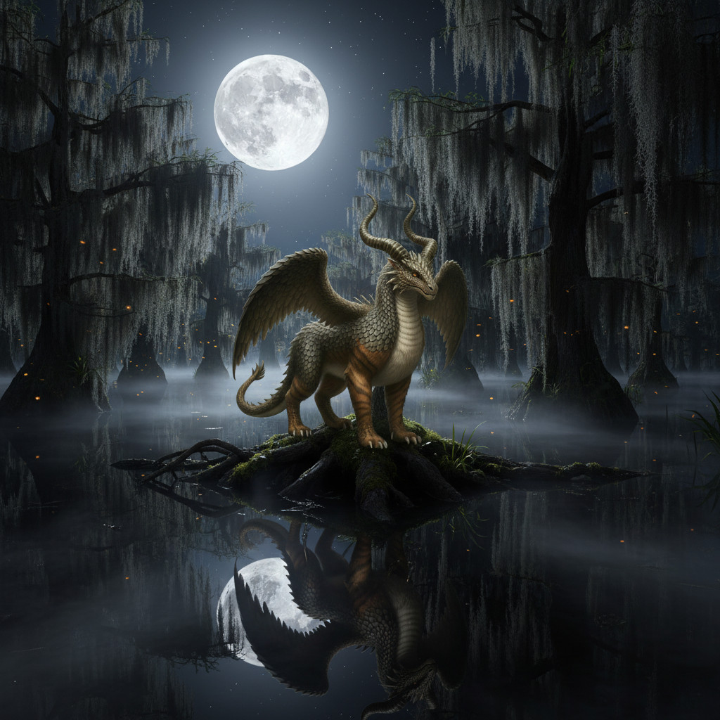 Hybrid #287 — Moonlit Swamp