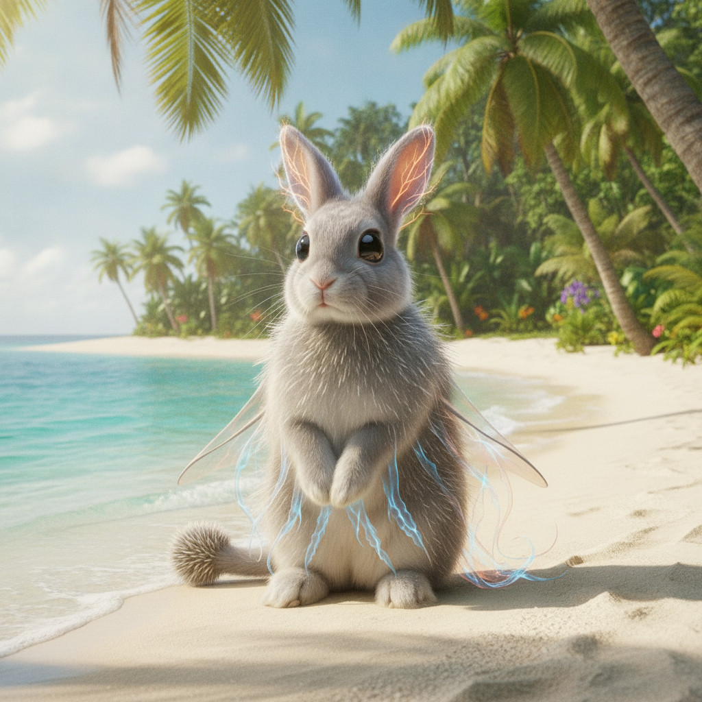 Aqua Bunny — Tropical Island