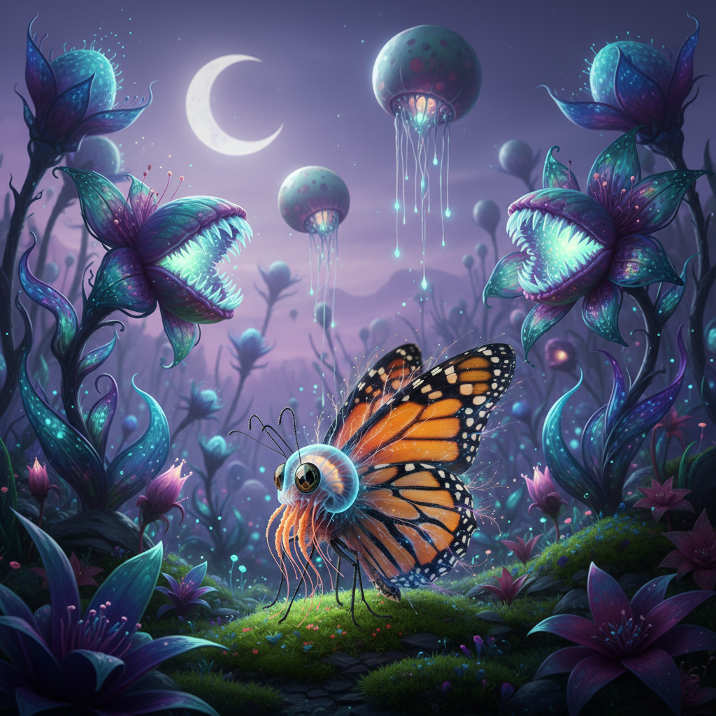 Hybrid #390 — Alien Garden