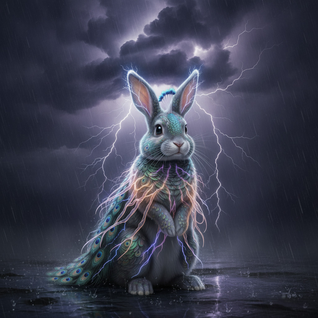 Peacock Jelly Bunny — Thunderstorm