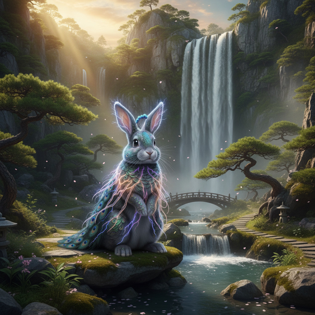 Peacock Jelly Bunny — Bonzi Waterfall