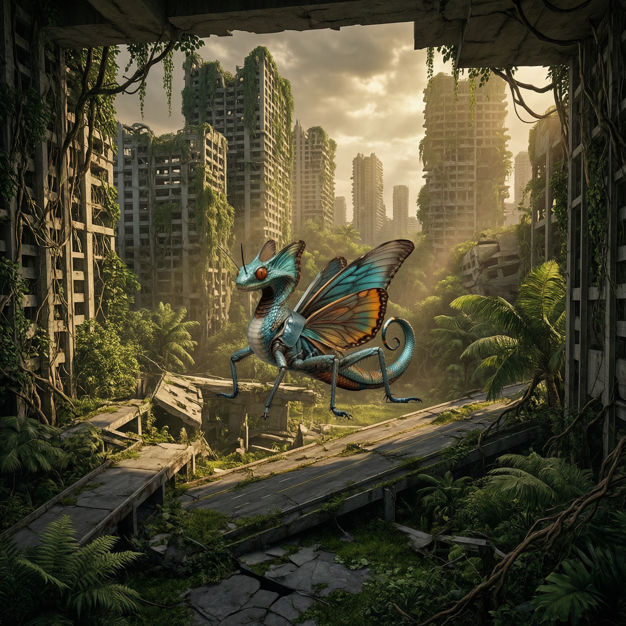 Hybrid #285 Morph — City Ruins