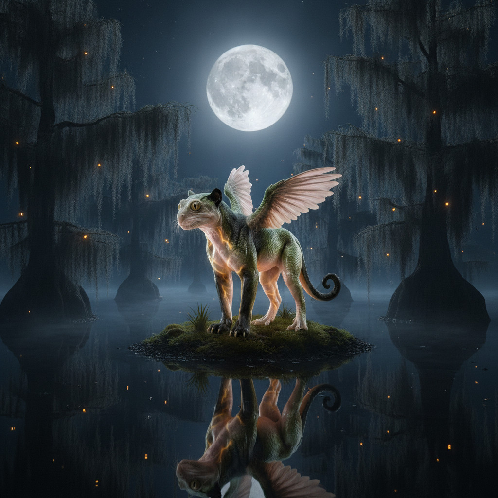 Hybrid #347 — Moonlit Swamp
