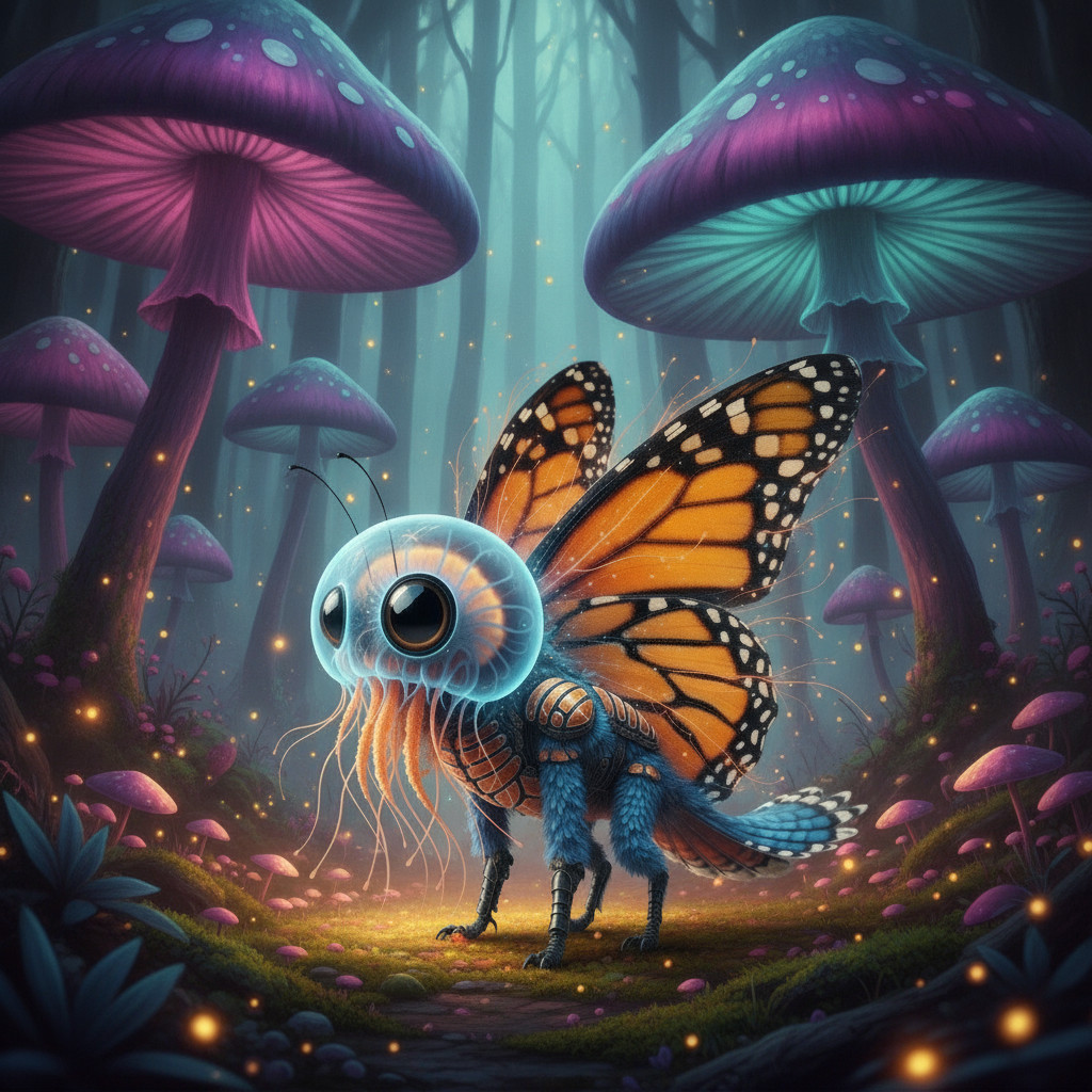 Hybrid #401 — Mushroom Fantasy