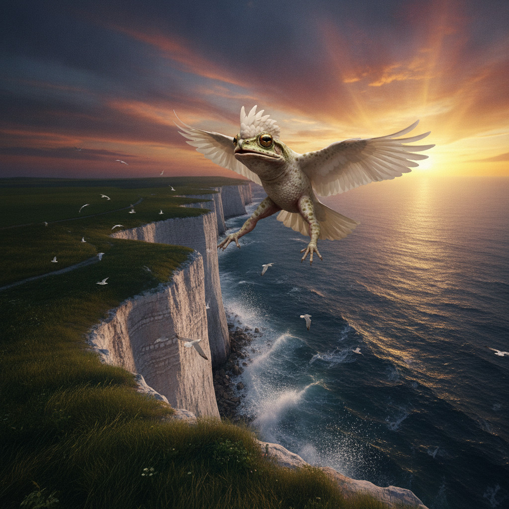 Hybrid #303 — Coastal Cliffs