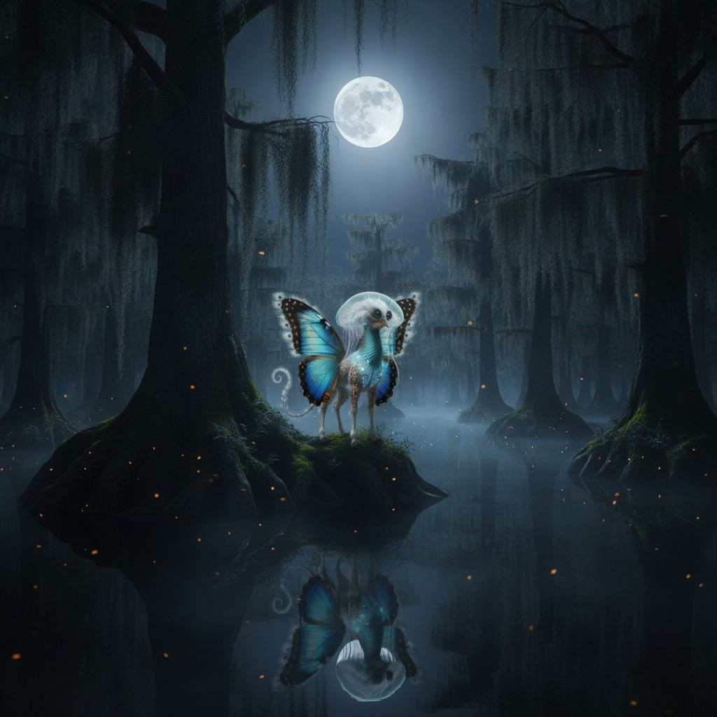 Hybrid #53 — Moonlit Swamp