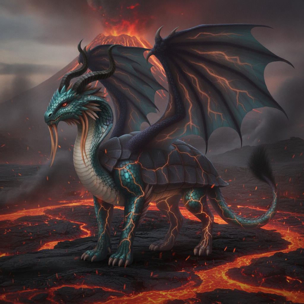 Hybrid #592 — Volcanic Wasteland