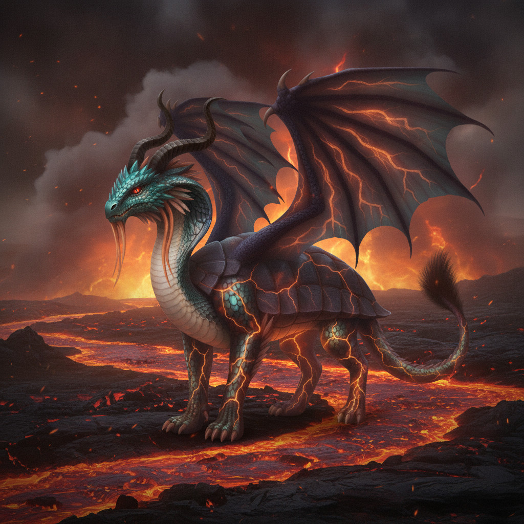 Hybrid #592 — Volcanic Wasteland 2
