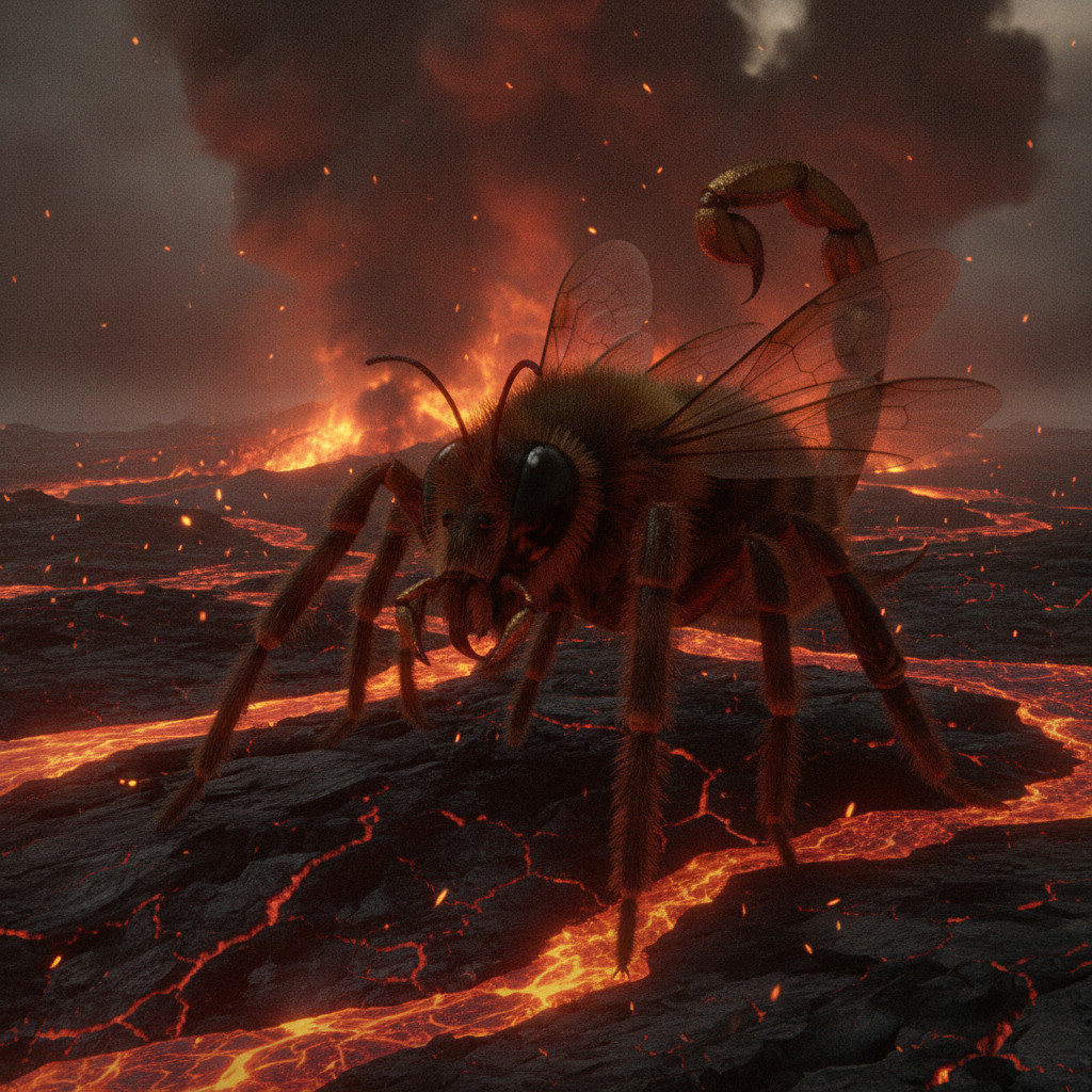 Scorpion Honey Bee — Volcanic Wasteland
