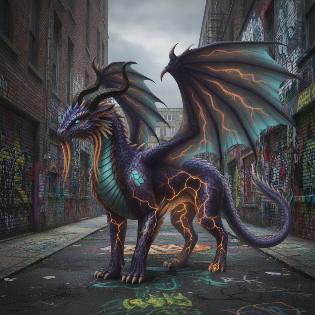 Hybrid #574 — Graffiti Street