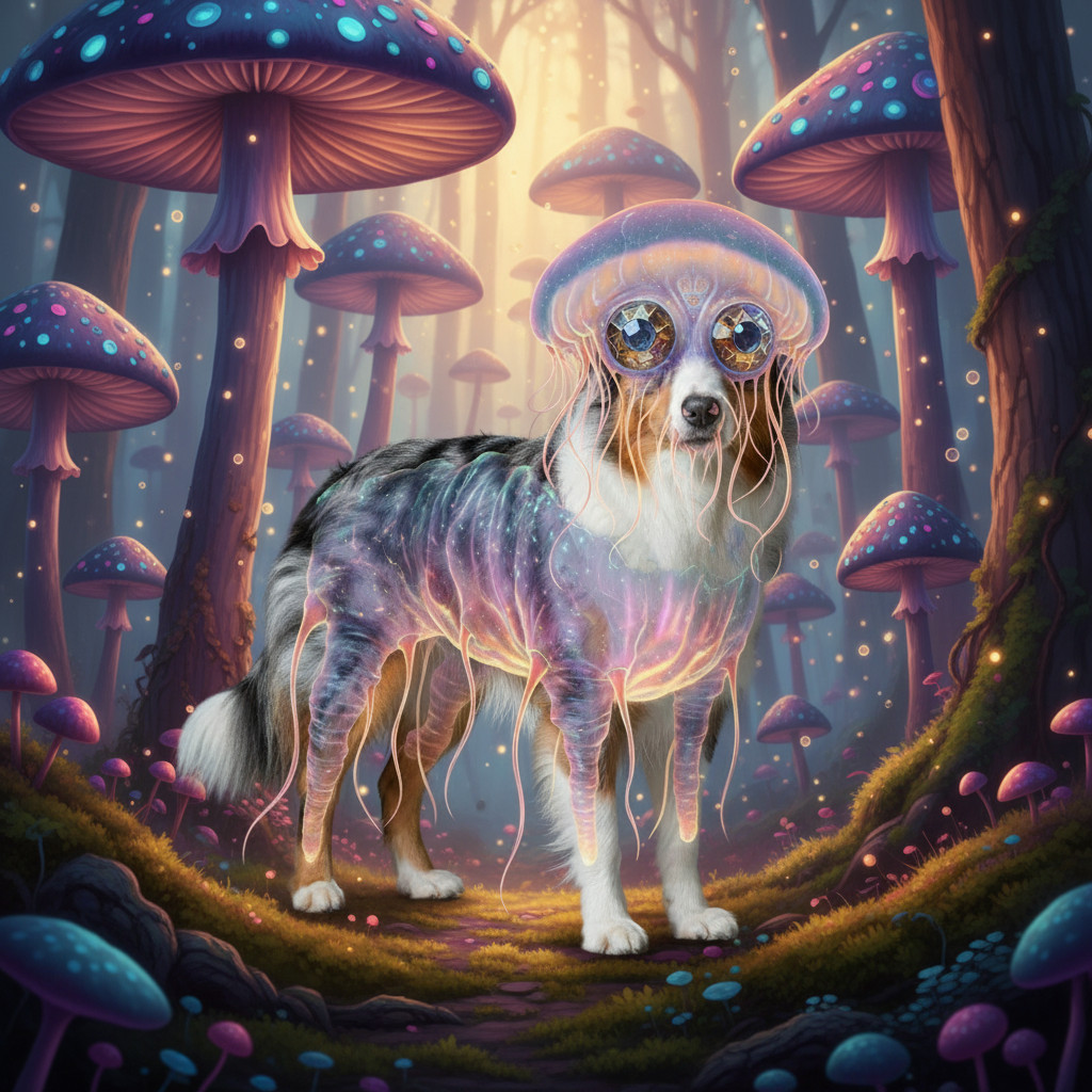 Hybrid #392 — Mushroom Fantasy
