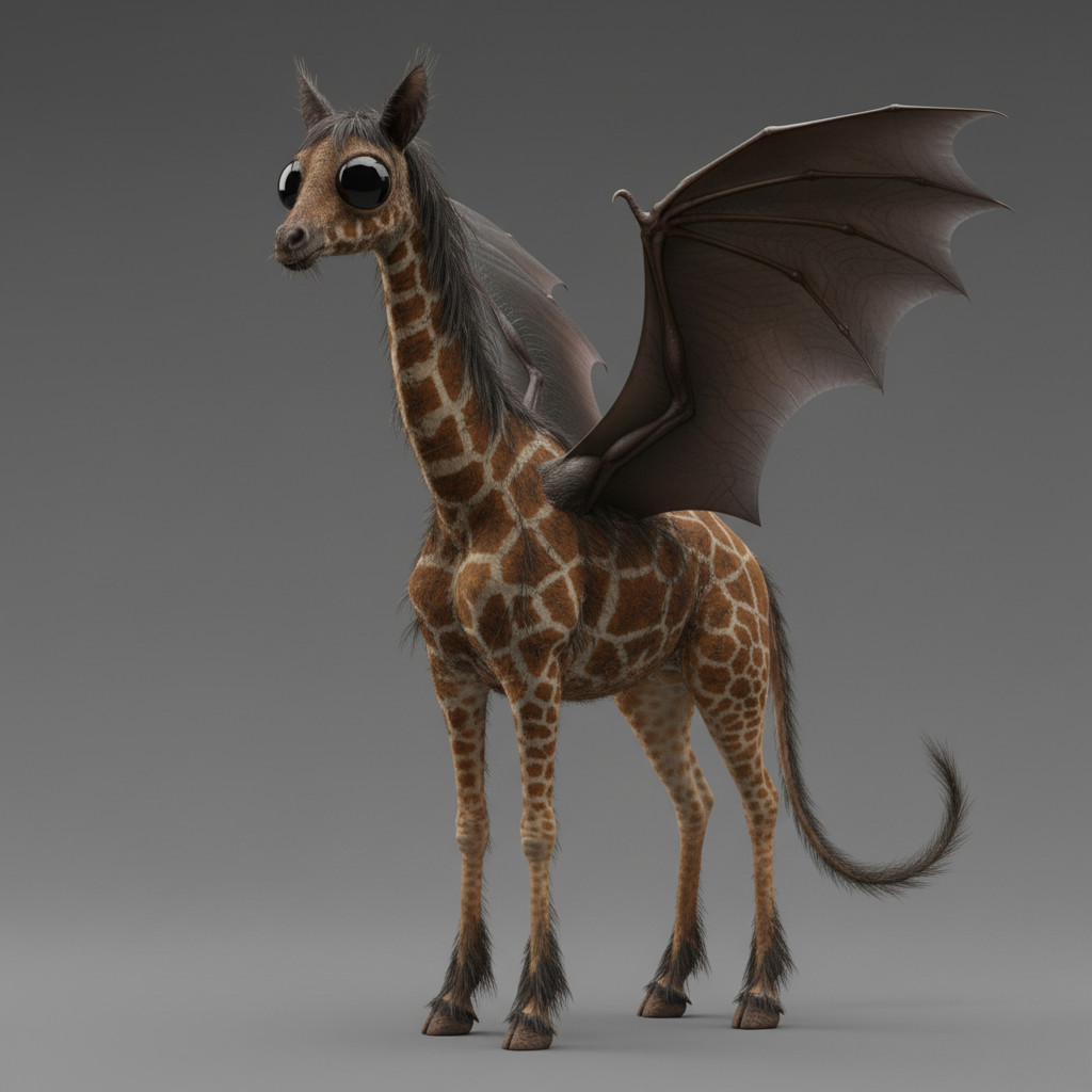 Giraffe Bat Horse